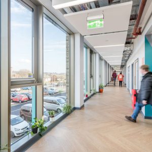 Interior architectural photography of Menzieshill Community Hub in Dundee